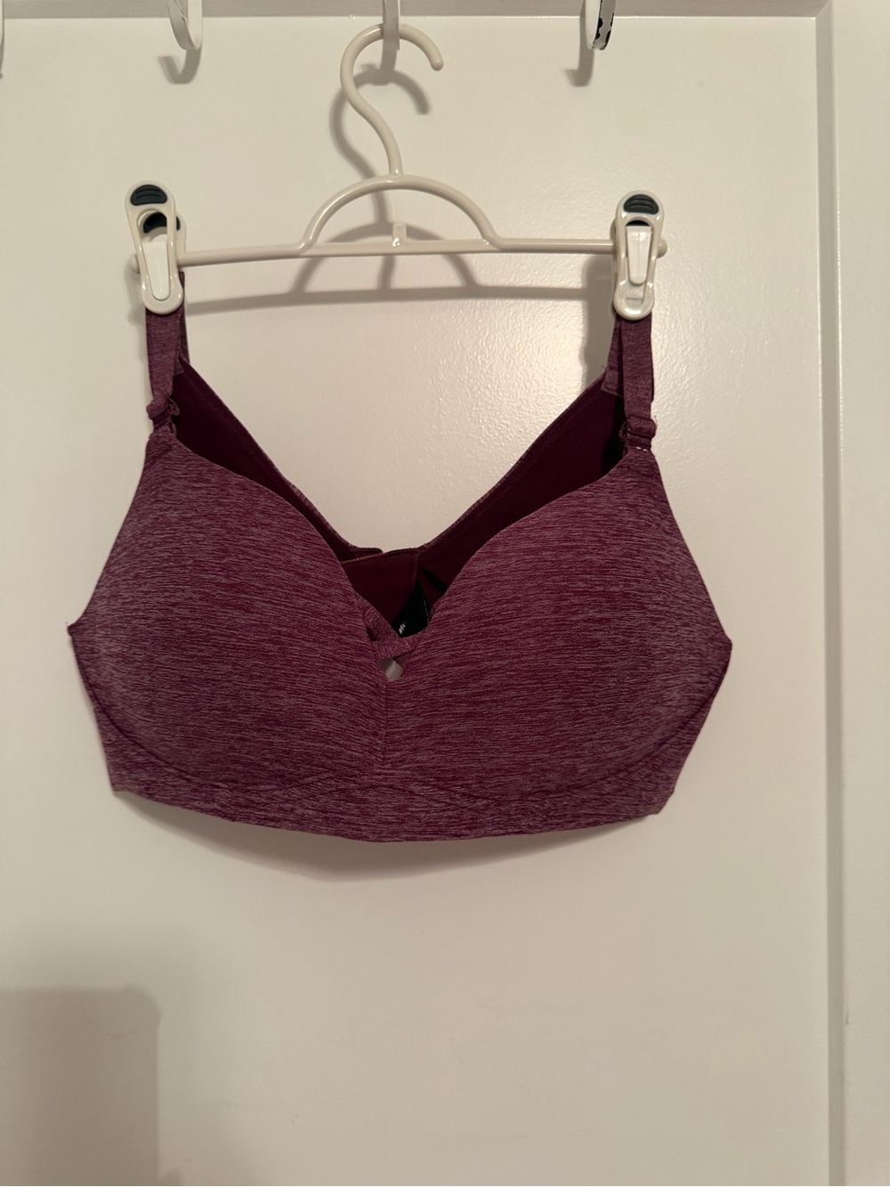 torrid Heathered Plum Wireless Sports Bra